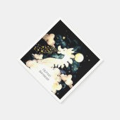 Kinder Waterverf Dragon Verjaardag Servet (Hoek)