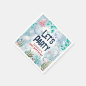 Kinder Waterverf in de Zee van de geboorte Servet (Hoek)