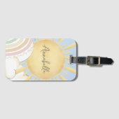Kinder Waterverf Sunshine Bagagelabel (Voorkant (horizontaal))