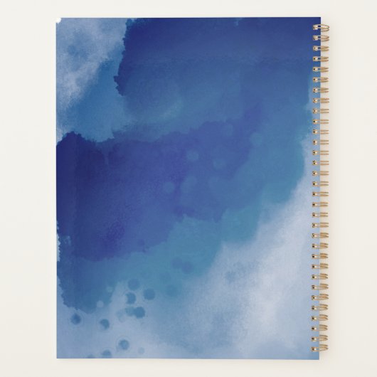 Kinder Waterverf van de Cartoon van de  Planner (Achterkant)