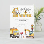 Kinder Waterverf Verjaardagsfeestje Kaart (Staand voorkant)