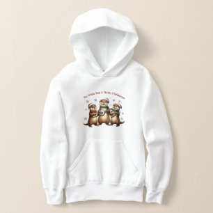 Kinder We wensen je een vrolijk kerstsweatshirt