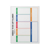Kinder Weekly To Do Planner Notitieblok (Linkerzijde)