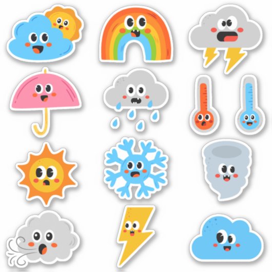 Kinder Weer Sticker (Voorkant)