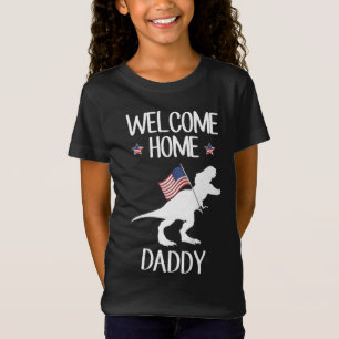 Kinder Welkom thuis papa Dinosaur T-Rex American F T-shirt
