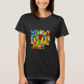 Kinder Wereld Jongerendag T-shirt (Voorkant)