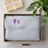 Kinder Wereldkaart dieren Tissuepapier (Geschenk)