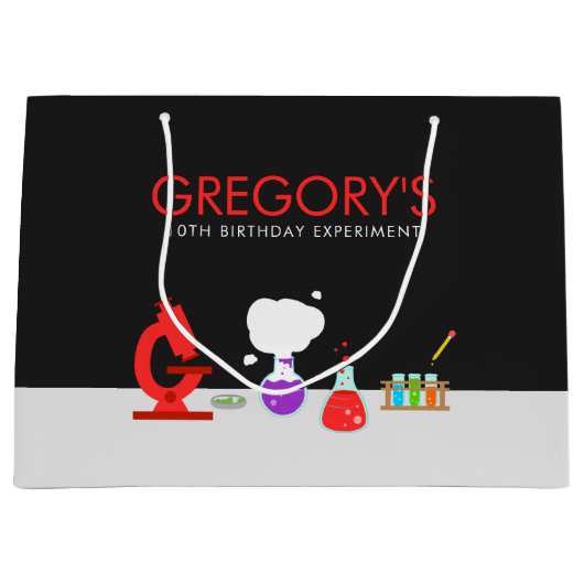 Kinder Wetenschap Lab Partij Groot Cadeauzakje (Voorkant)