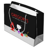 Kinder Wetenschap Lab Partij Groot Cadeauzakje (Achterkant Gekanteld)