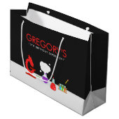 Kinder Wetenschap Lab Partij Groot Cadeauzakje (Voorkant Gekanteld)