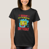 Kinder wetenschapper Birthday 9 jaar T-shirt (Voorkant)