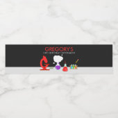 Kinder Wetenschapspartij Waterfles Etiket (Enkel label)