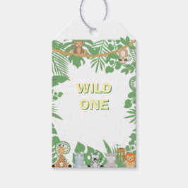 Kinder Wild One 1st Birthday Party Gift Label Cadeaulabel