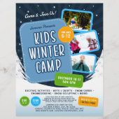 Kinder Winter Camp Marketing Event Flyer (Voorkant)