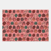 Kinder winterschotset inpakpapier vel (Voorkant)