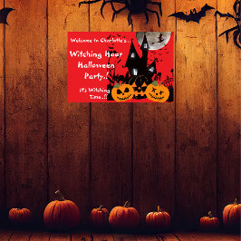 Kinder Witching Hour Halloween Party Poster