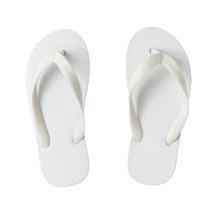 Kinder witte Teenslippers Vervang Afbeelding