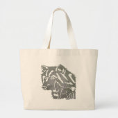 Kinder Wolf Canvas tas (Voorkant)