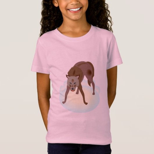 Kinder Wolf t-shirt (Voorkant)