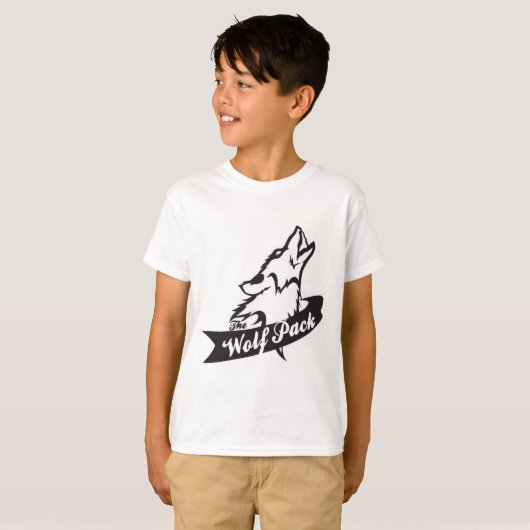 Kinder WOLFPACK T T-shirt (Voorkant volledig)