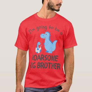 Kinder word ik een roerige Big Brother Dinosa T-shirt