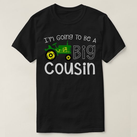 Kinder wordt een grote neef tractor voor peuter t-shirt (Design voorkant)