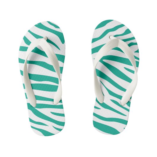 Kinder Zebra stripe Teenslippers (Voetbed)
