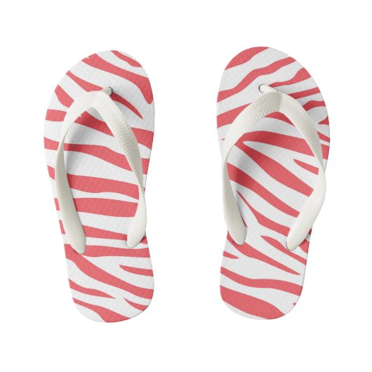 Kinder Zebra Stripe Teenslippers (Voetbed)