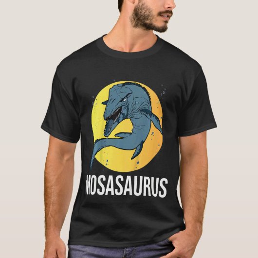 Kinder Zee Rex Jawsome Prehistorische Mosasaurus D T-shirt (Voorkant)