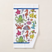 Kinder Zeeen Cartoons Bad Handdoek (Handdoek)