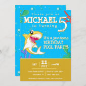 Kinder zeehaai elke dag kaart (Voorkant / Achterkant)