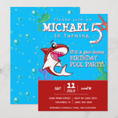 Kinder zeehaaien Rood elke dag Kaart (Voorkant / Achterkant)