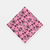 Kinder zeemeermin roze servet (Hoek)