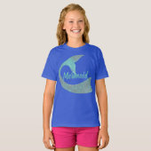 Kinder Zeemeermin Shirt met zeemeerachtige staart (Voorkant volledig)