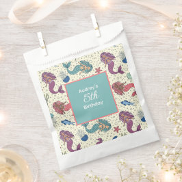 Kinder zeemeerminverjaardag bedankzakje