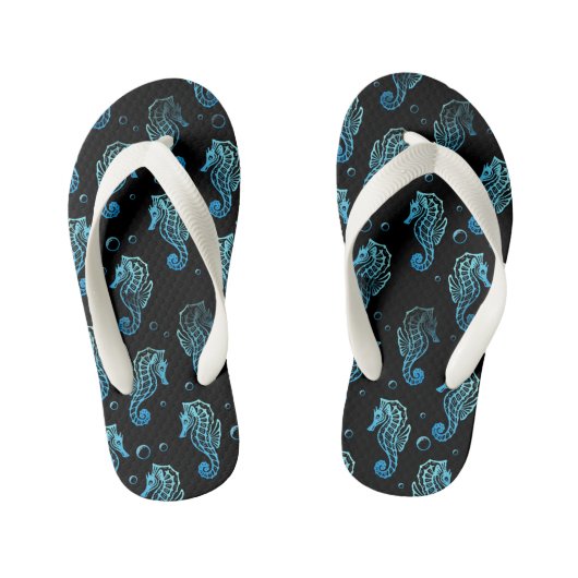 Kinder zeepaardprint Teenslippers (Voetbed)