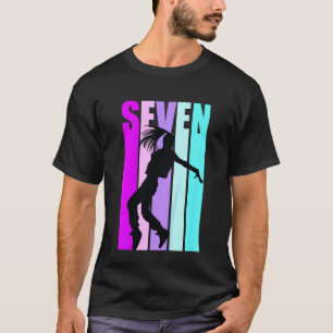 Kinder zevende dansdag voor meisjes Hiphop Dancer T-shirt