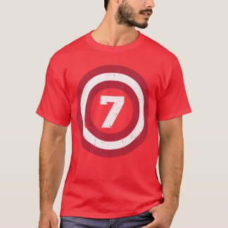 Kinder Zevende verjaardag Jongen Shirt Jaar Oude D