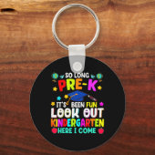 Kinder zo lang pre-k Afstuderen kleuterschool hier Sleutelhanger (Voorkant)