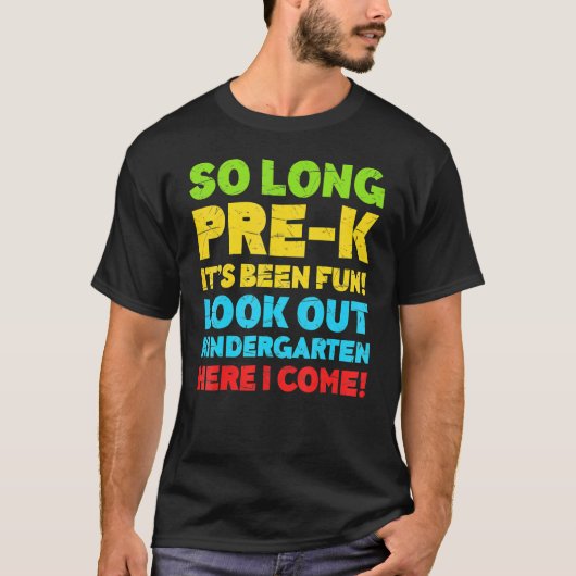Kinder zo lang voor K Het is een vun Afstuderen ge T-shirt (Voorkant)