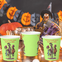 Kinder Zombie Familie Halloween Party Papieren Cup Bekers