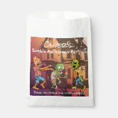 Kinder Zombie Halloween Party Bedankzakje (Voorkant)