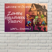 Kinder Zombie Halloween Party Poster