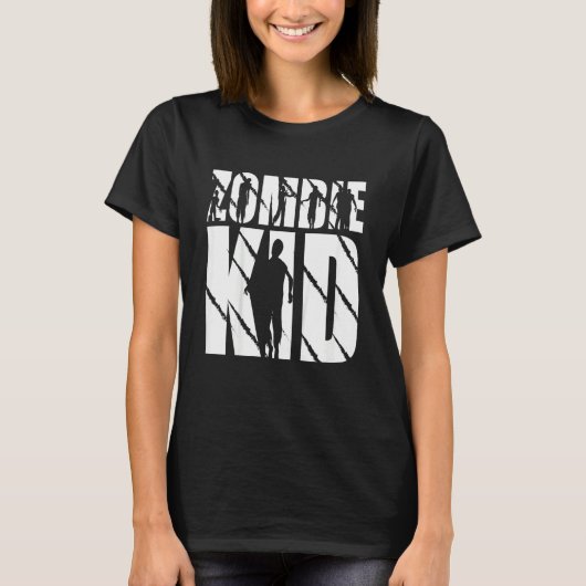 Kinder zombie Kind Halloween en zombie T-shirt (Voorkant)