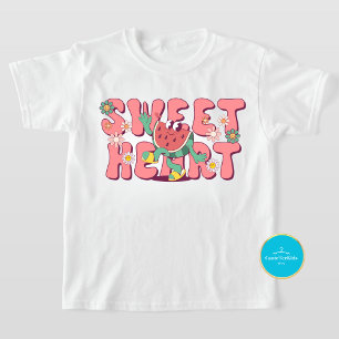 Kinder Zomer Retro Shirt Sweetheart T-shirt