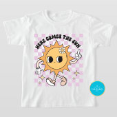 Kinder zomer Shirt | Hier komt het Sun T-shirt