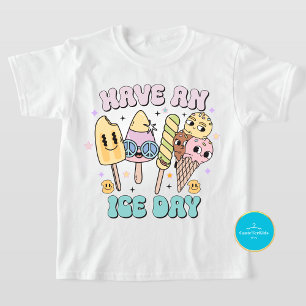 Kinder zomer Shirt   Neem een Ice Day T-shirt