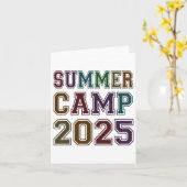 Kinder zomerkamp 2025 Teacher Camping Host Team S Kaart (Gele Bloem)