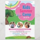 Kinder zomerkamp flyers (Voorkant)