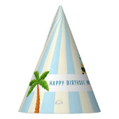 Kinder Zomerthema Dubbele Verjaardagsviering Feesthoedjes (Links)